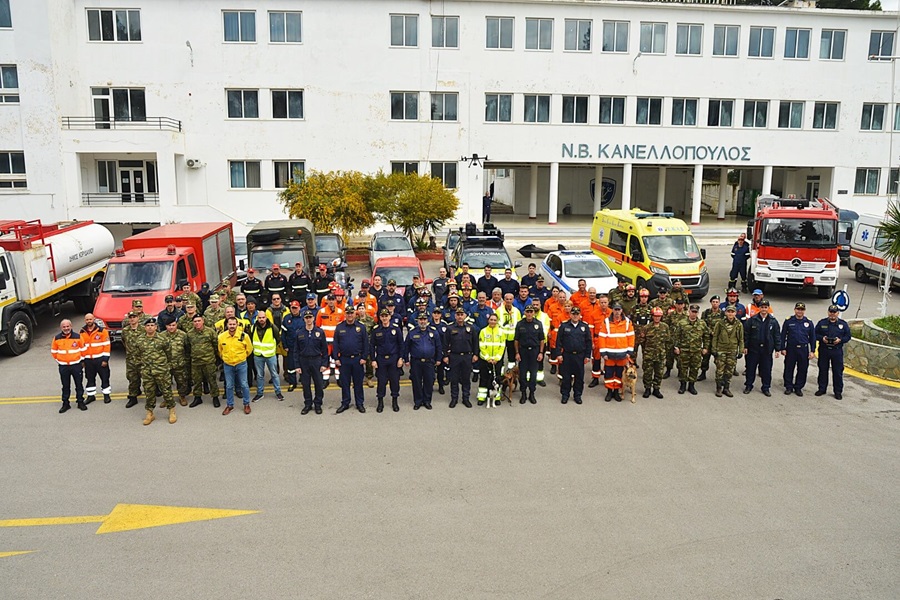 Η ΛΕΦΕΔ Αττικής στην Άσκηση Μείζονος Ατυχήματος 01-2025 στο Ναυτικό Οχυρό Σκαραμαγκά