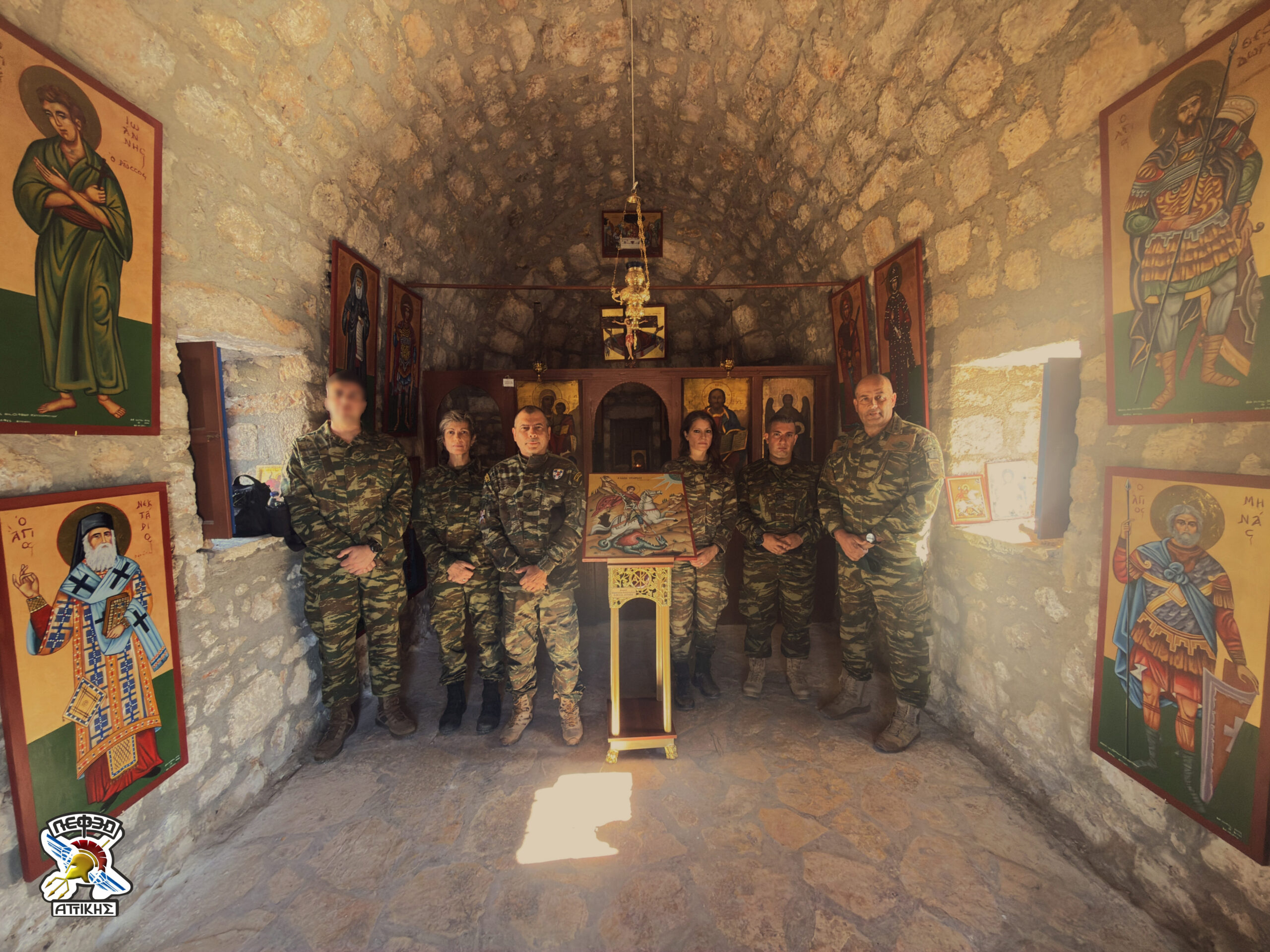 Εθελοντική Δωρεά της ΛΕΦΕΔ Αττικής, 26 Αγιογραφιών και Προσκυνηταρίου στον Ιερό Ναό Αγίου Γεωργίου – Νήσος Ρω