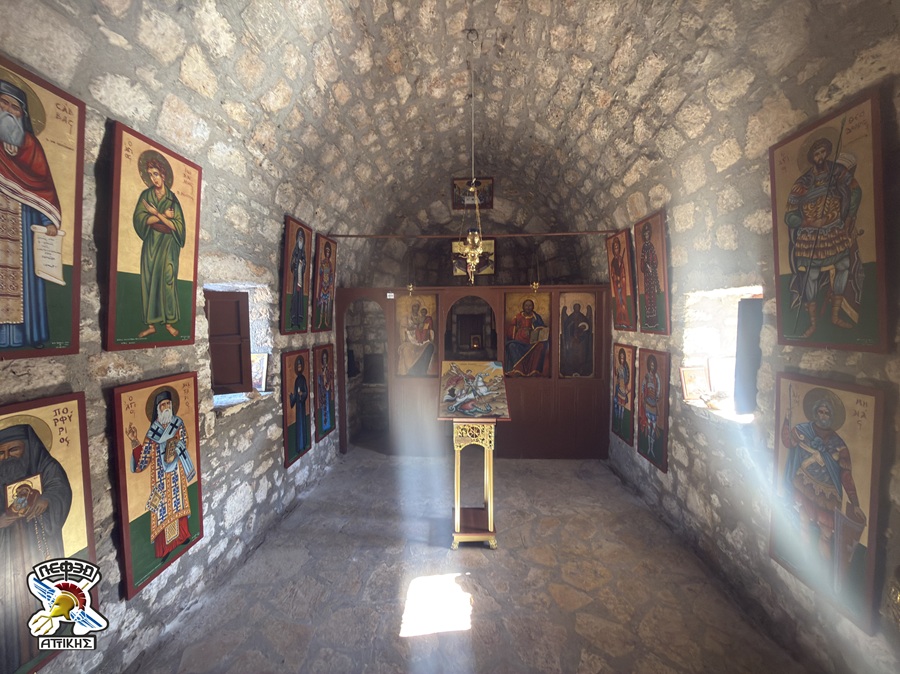 Δωρεά ΛΕΦΕΔ Αττικής 26 Αγιογραφιών και 1 προσκυνηταρίου στον Ι.Ν. Αγ. Γεωργίου στη Νήσο Ρω